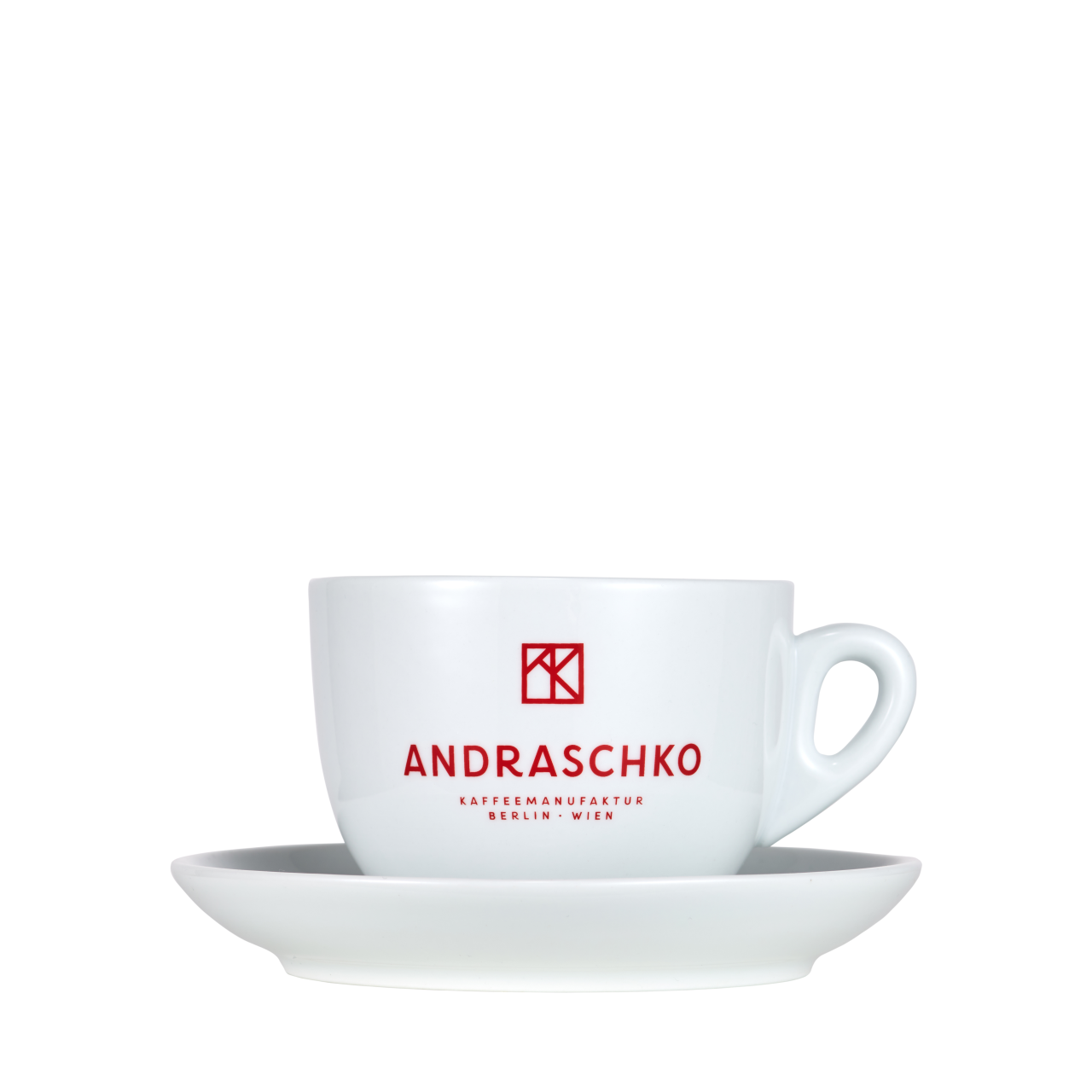 Andraschko Milk Coffee Cup with Saucer
